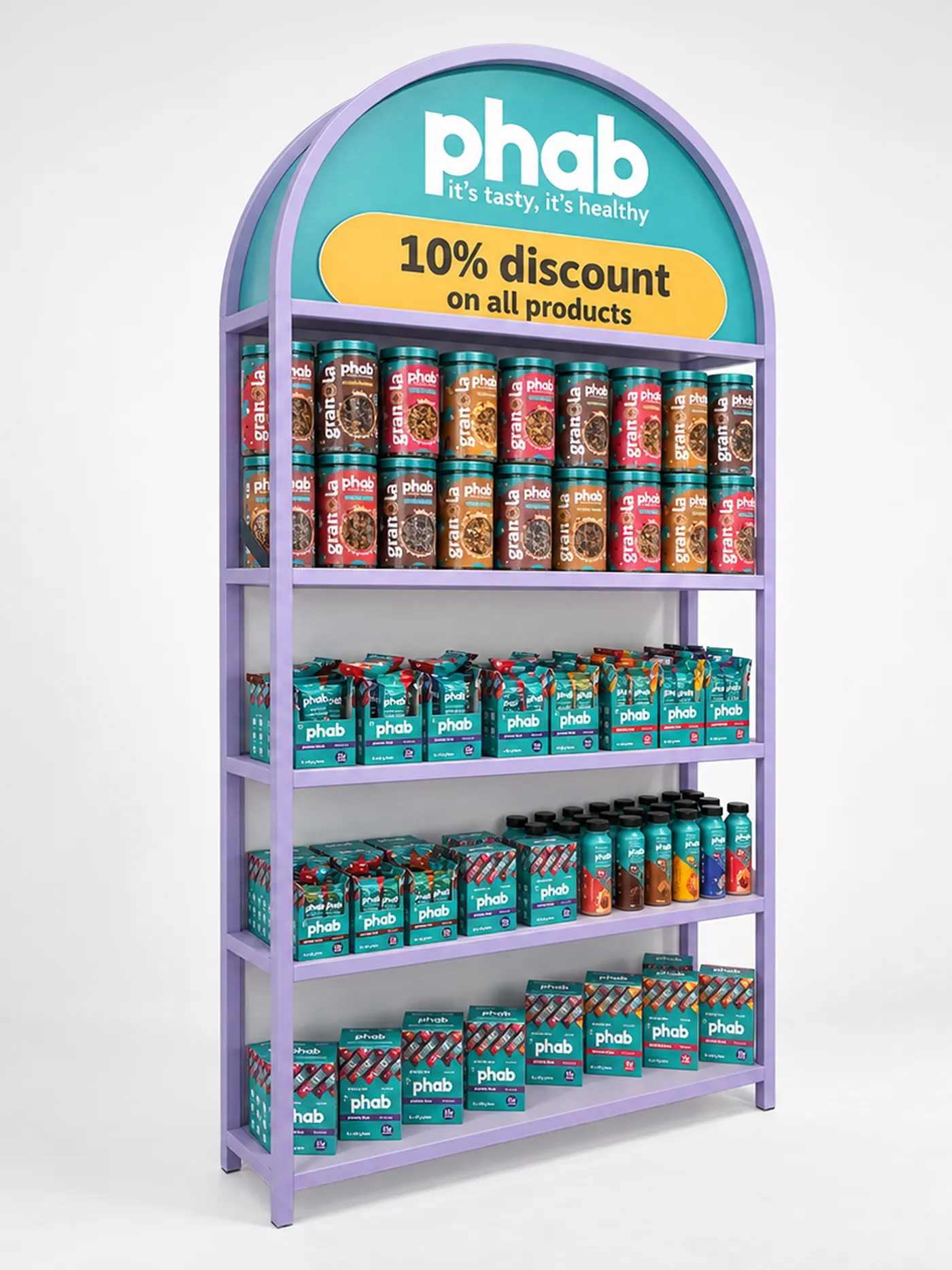 Phab retail shelf display