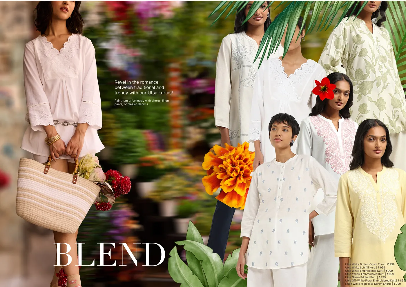Westside Bloom lookbook spread